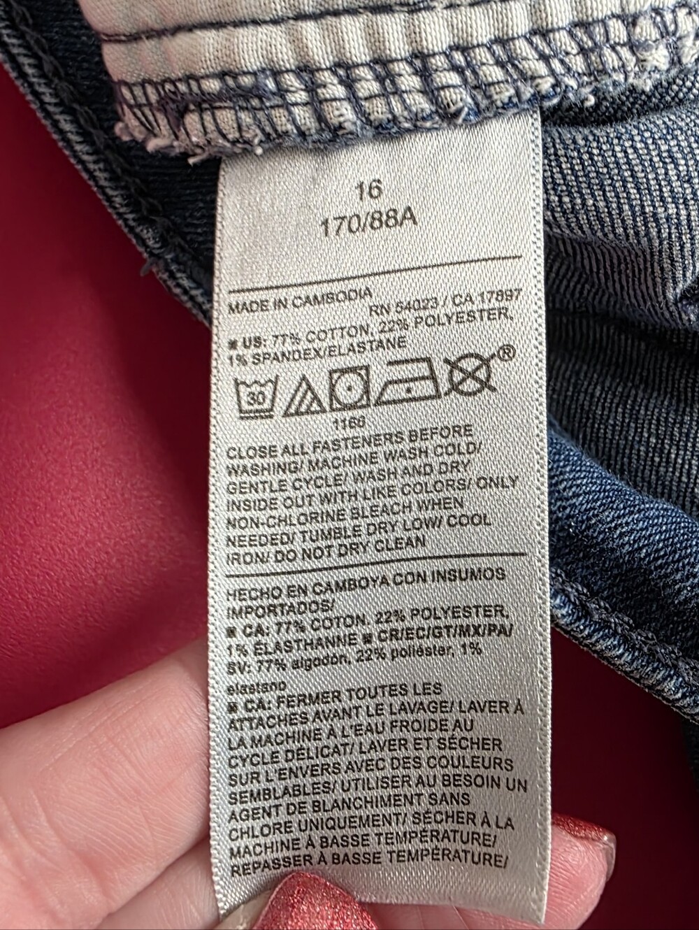 Old Navy Women's Blue Wow Bootcut Mid Rise Jeans Size‎ 16 - Picture 7 of 7